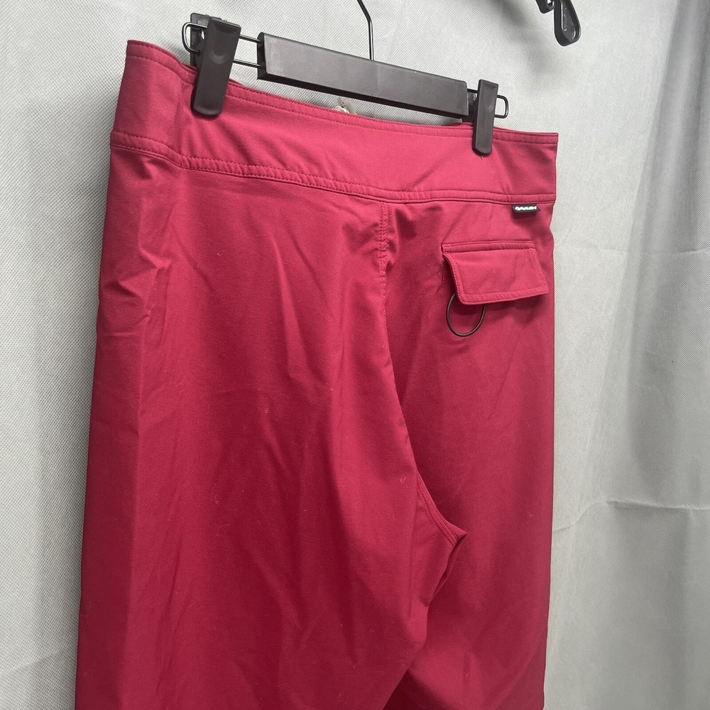 Oakley Swim Trunks Mens Maroon Performance Fit Surf Board Shorts Beach Surfing - Picture 8 of 8